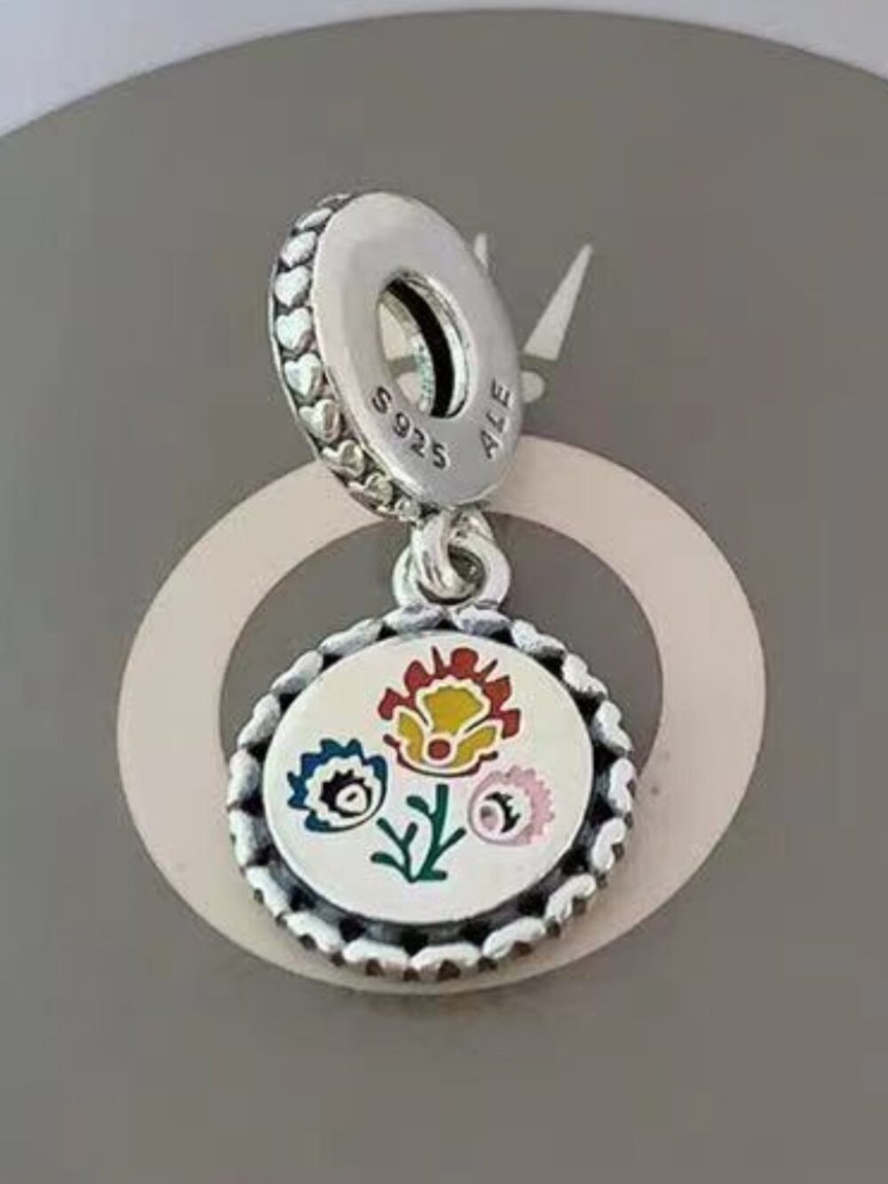PANDORA Zawieszka I love Poland Dangle Charm|S925 Sterling Silver Jewelry